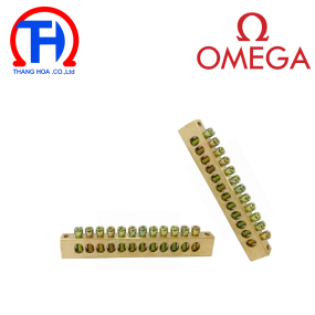 Cầu nối dây OMEGA, đồng trần 10 cực  lỗ Ø 5.2mm  