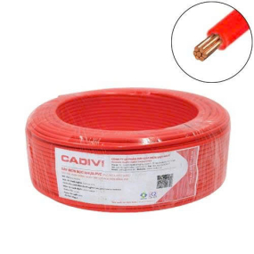 DÂY CAP ĐIỆN 1 LÕI CADIVI CV/LF-1.5 mm2 (ĐỎ) – 0.6/1KV
