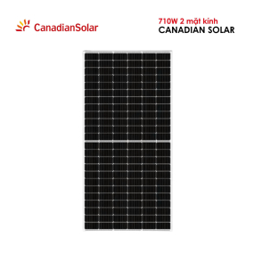 TẤM PIN NĂNG LƯỢNG MẶT TRỜI Canadian Solar 710W 2 MẶT KÍNH 