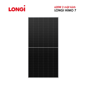 TẤM PIN NĂNG LƯỢNG MẶT TRỜI LONGI HiMO 7 620W 2 MẶT KÍNH 
