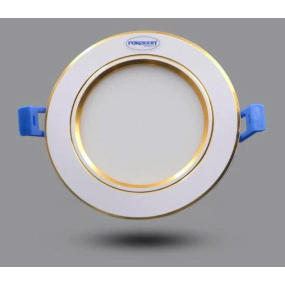 Đèn LED Downlight viền vàng 12W âm trần đổi 3 màu E118 110/12CCT